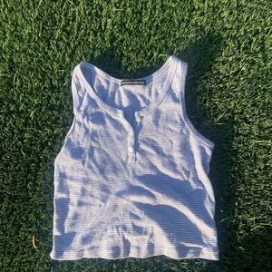 Brandy melville button tank top